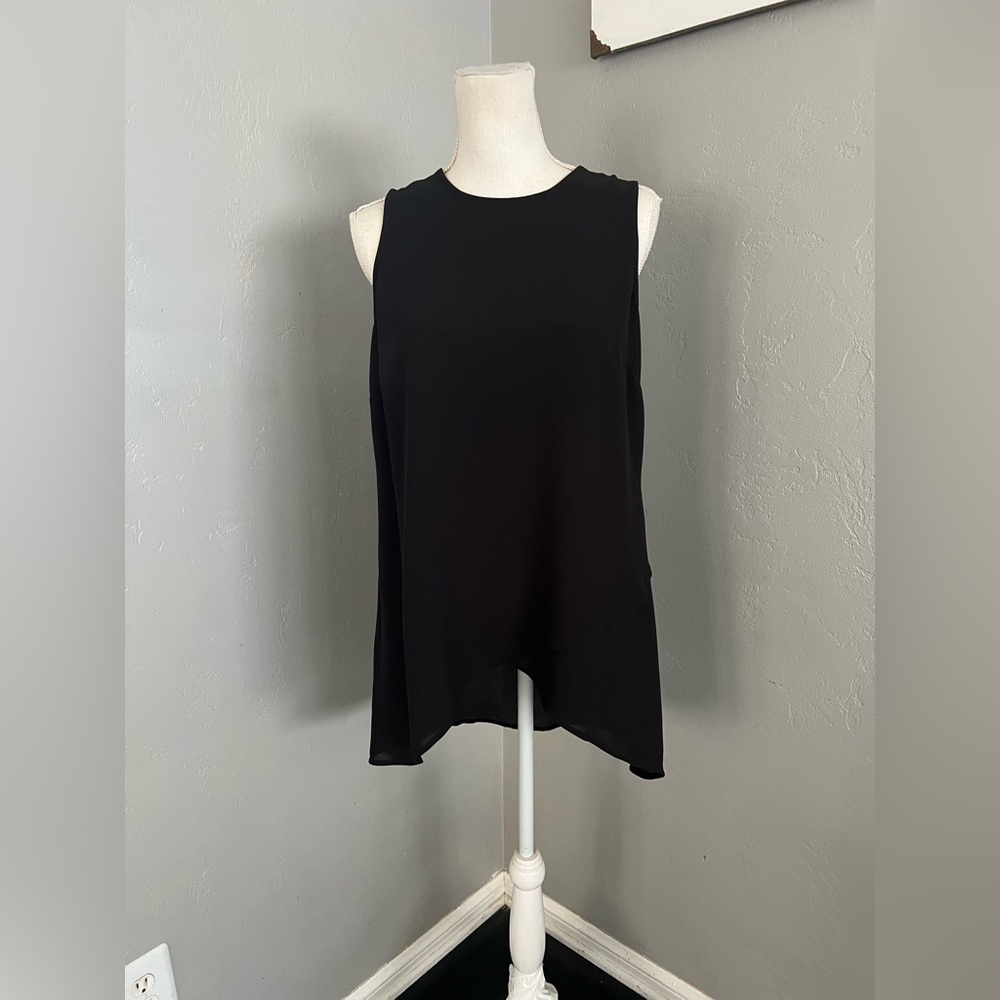 J. Jill Black Sleeveless Blouse size S